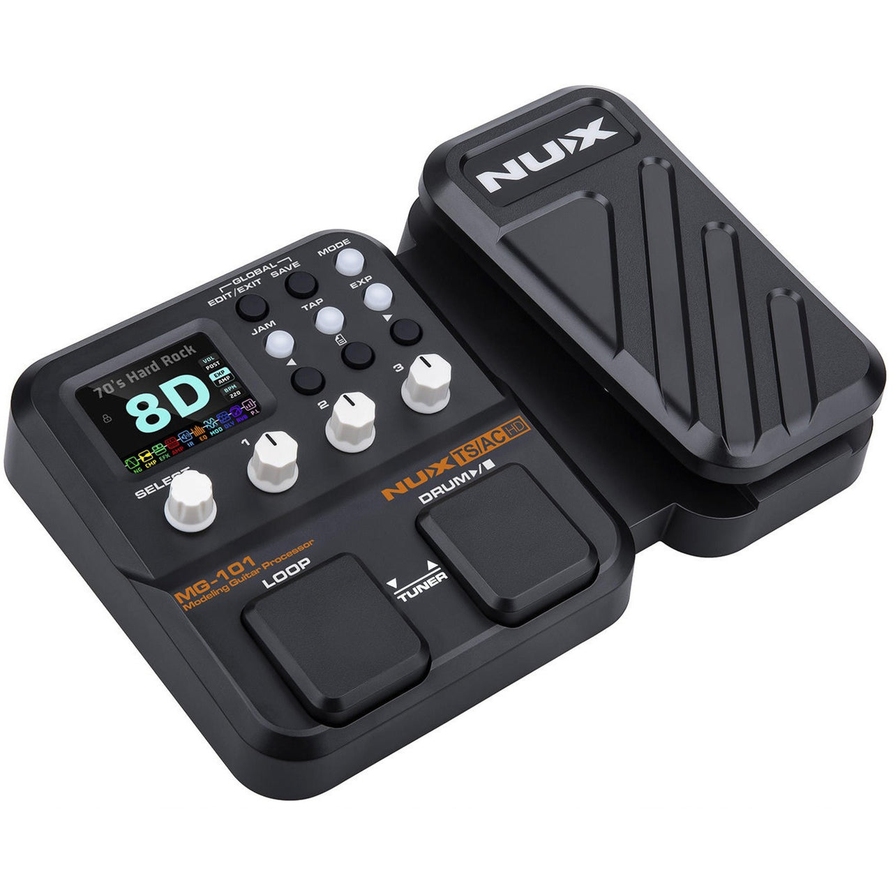 Pedalera Procesador Nux Mg-101 Para Guitarra