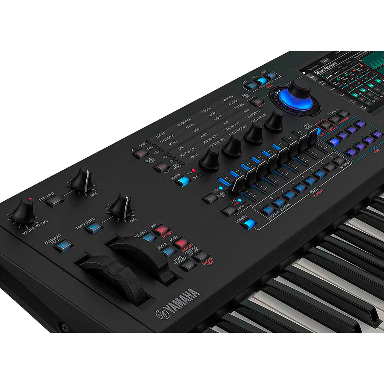 Teclado Prof Yamaha 76 Teclas Y Estac De Trab C/adap Pa-300c, Modx M7