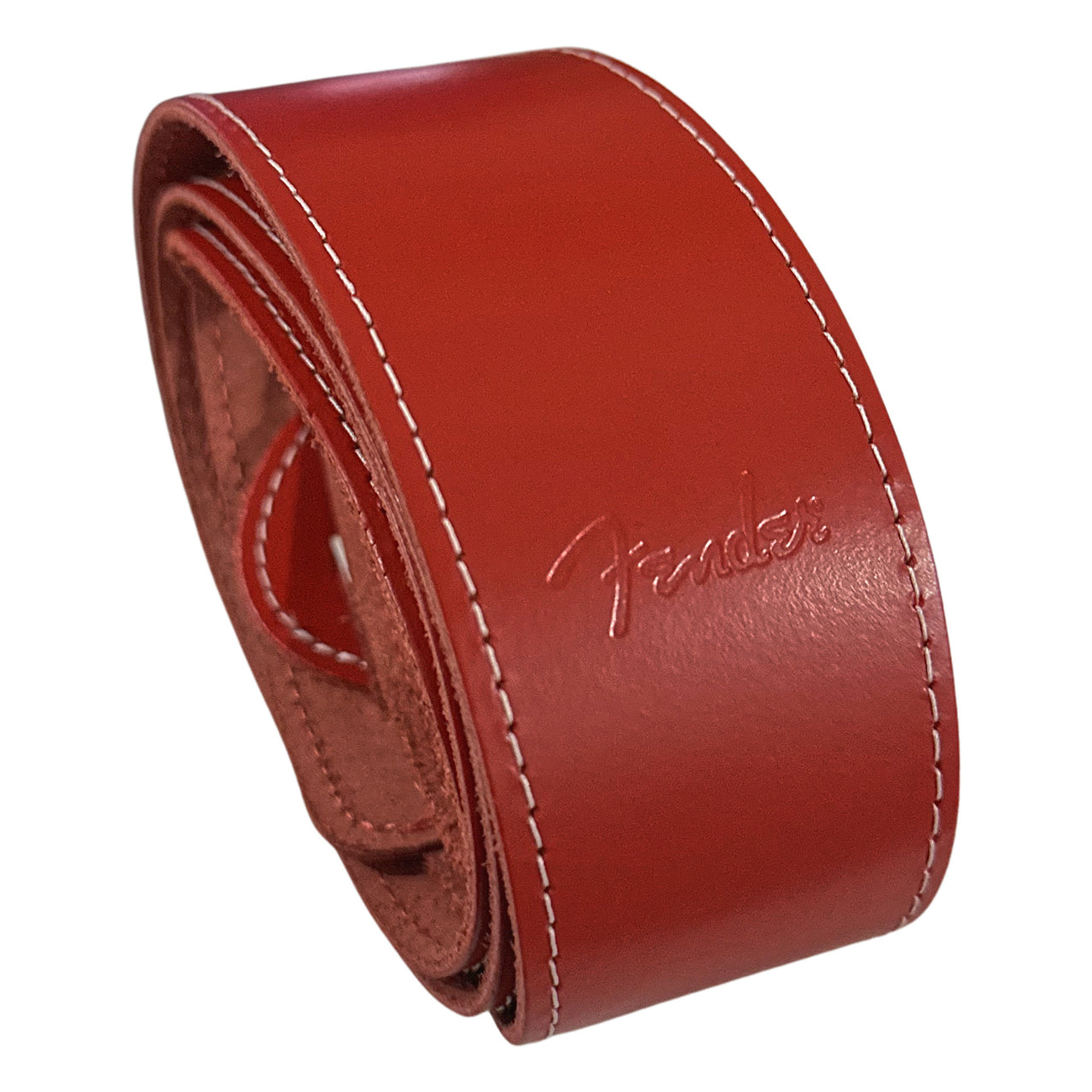 Thaly Fender Para Guitarra Essentials Leather Strap Red 0990642109