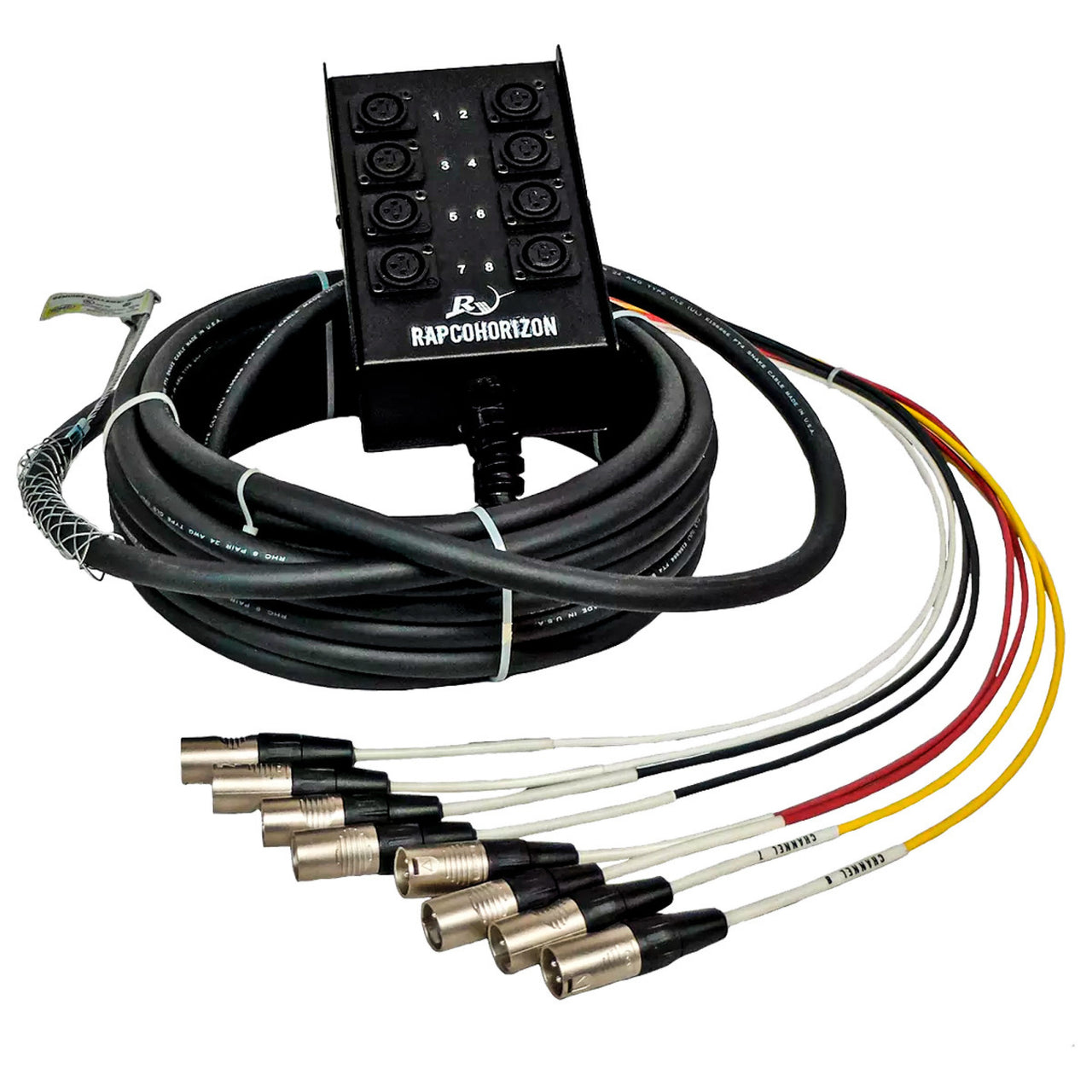 Subsnake Rapcohorizon 33sbr8 8 Canales 10 Metros Con Conectores Rean