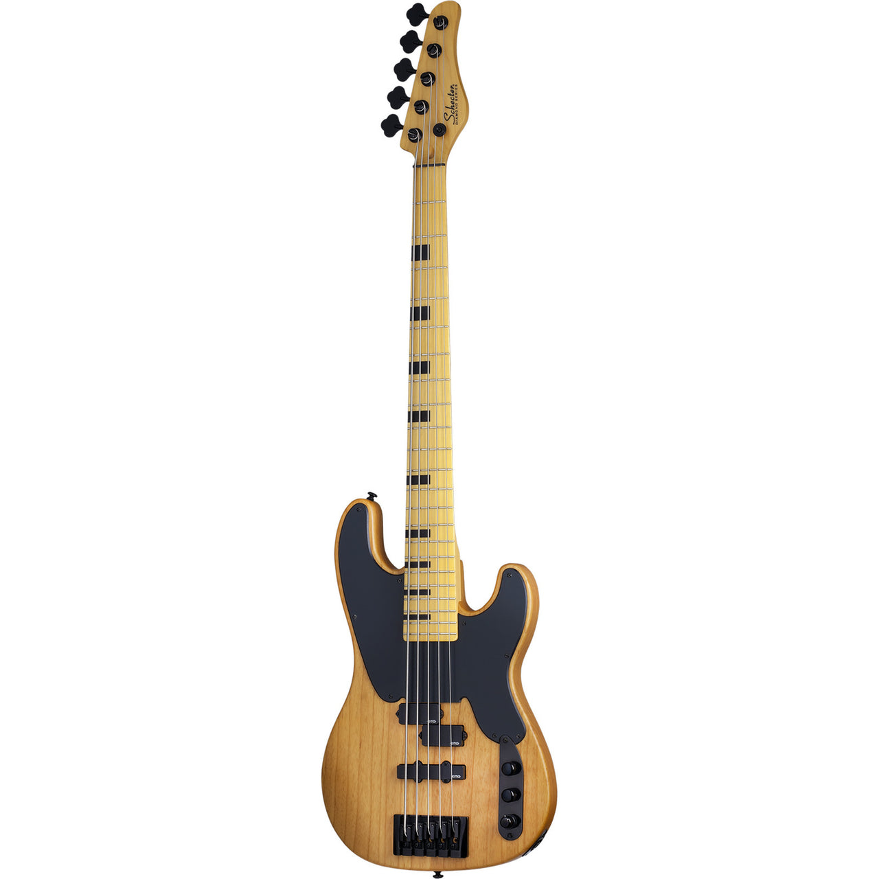 Bajo Electrico Schecter Model-T Session 5 Cuerdas Caqui