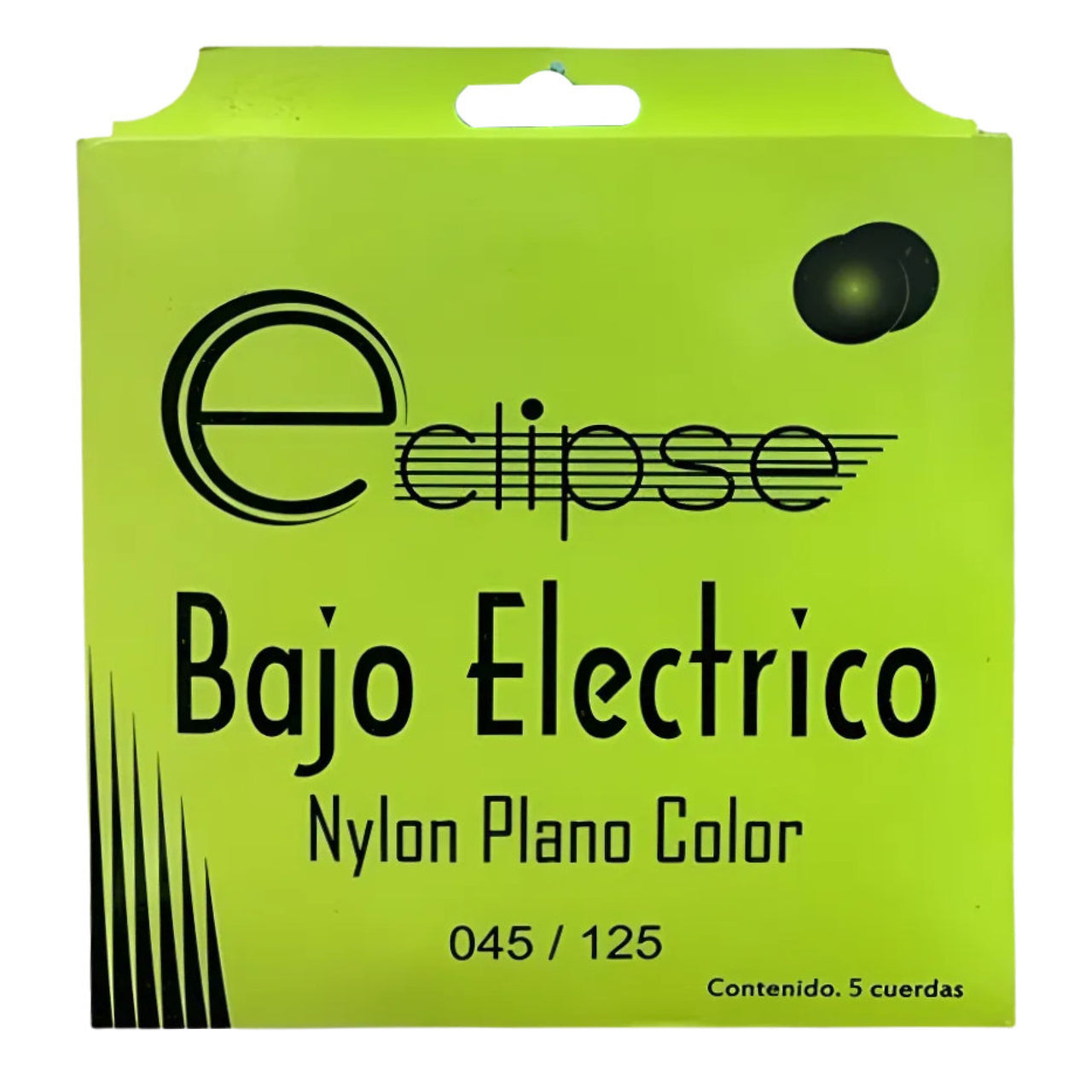 Encordadura Eclipse Bxc-5a Para Bajo Electrico Nylon 5 Cuerdas Azul