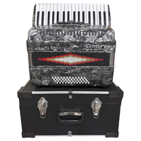 Thumbnail for Acordeon Century Cnac040 34 Teclas 48 Bajos 5 Registros C1307g Gris