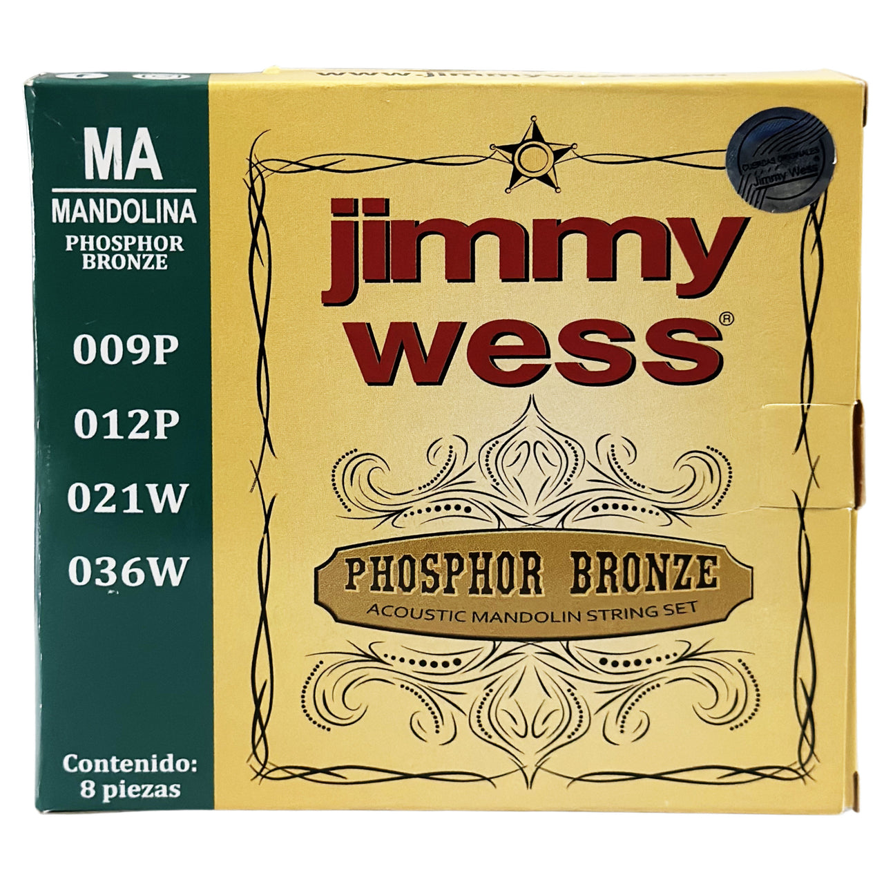 Encordadura Jimmy Wess Jwma-610bf Para Mandolina