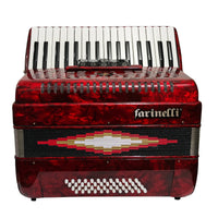 Thumbnail for Acordeon Farinelli 34 Teclas 48 Bajos 5 Reg. Rojo, 1307r