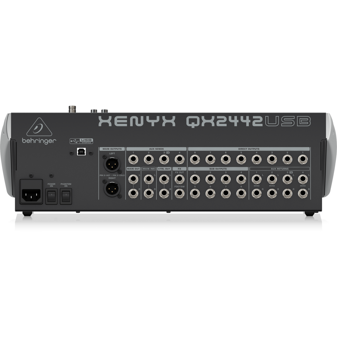 MEZCLADORA BEHRINGER 10XLR, QX2442USB