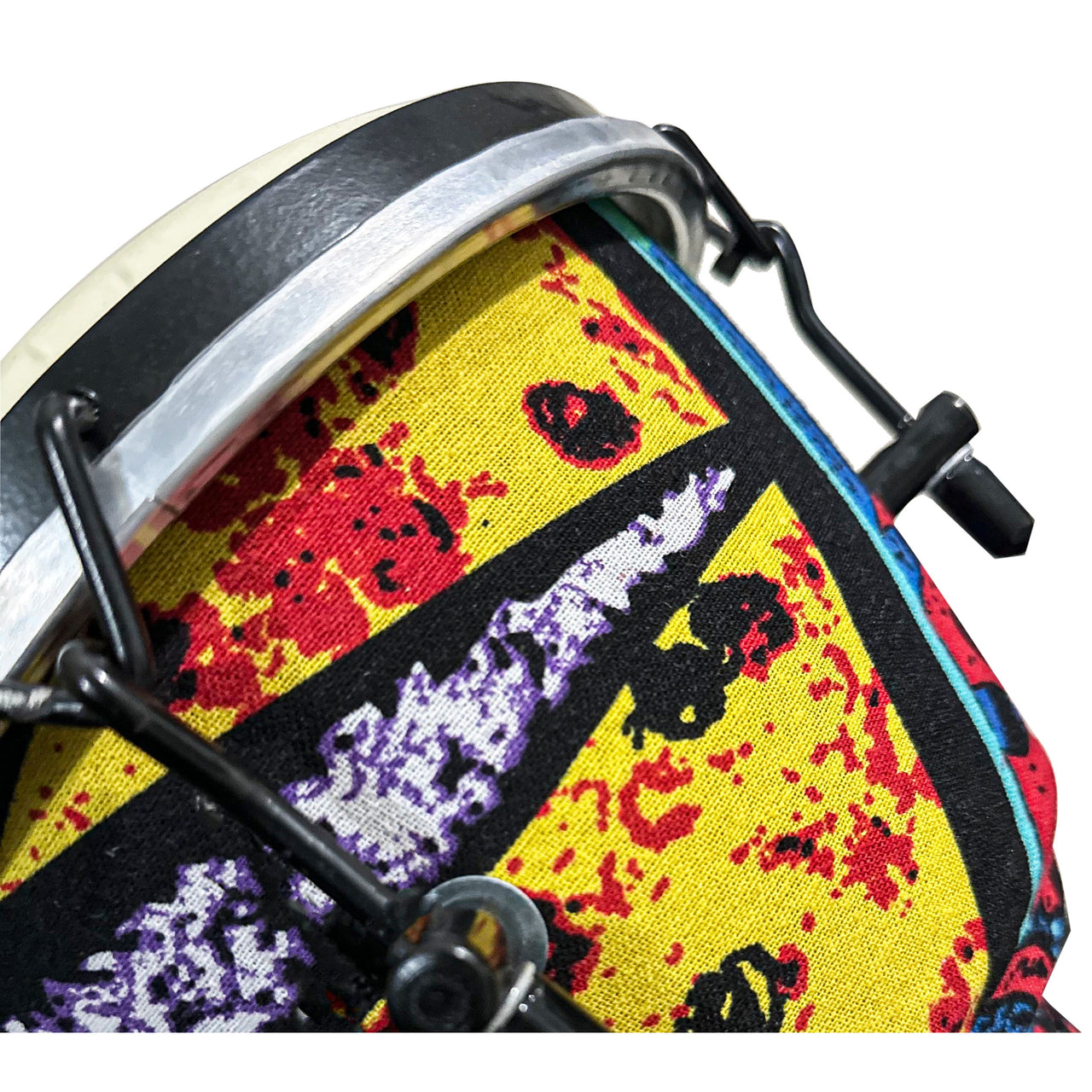 Djembe Africano Solaris Fzg1062 Azul Diametro 21 x 40cm