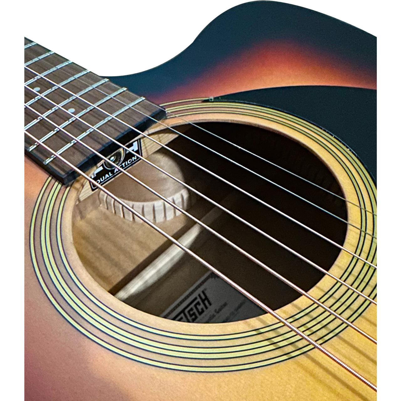 Guitarra Gretsch  Elec/acust Prelude D100 Dread Ce Snbrst, 2751035500