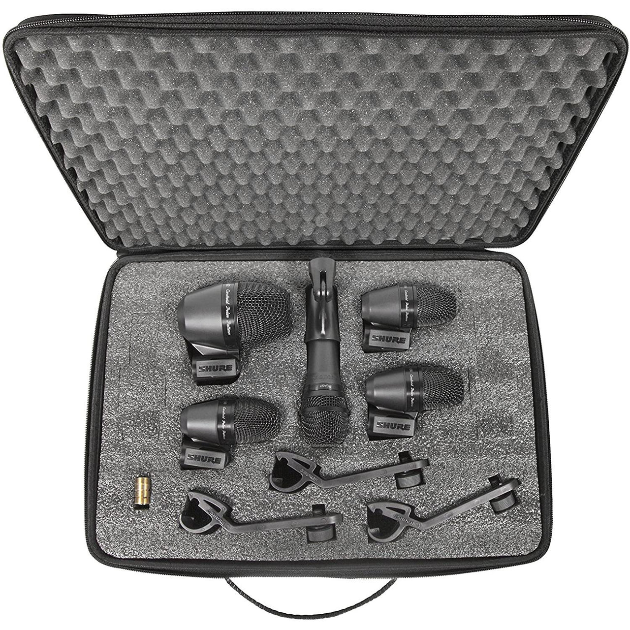 PAQUETE DE MICROFONOS P/BATERIA SHURE 5PZAS, PGADRUMKIT5
