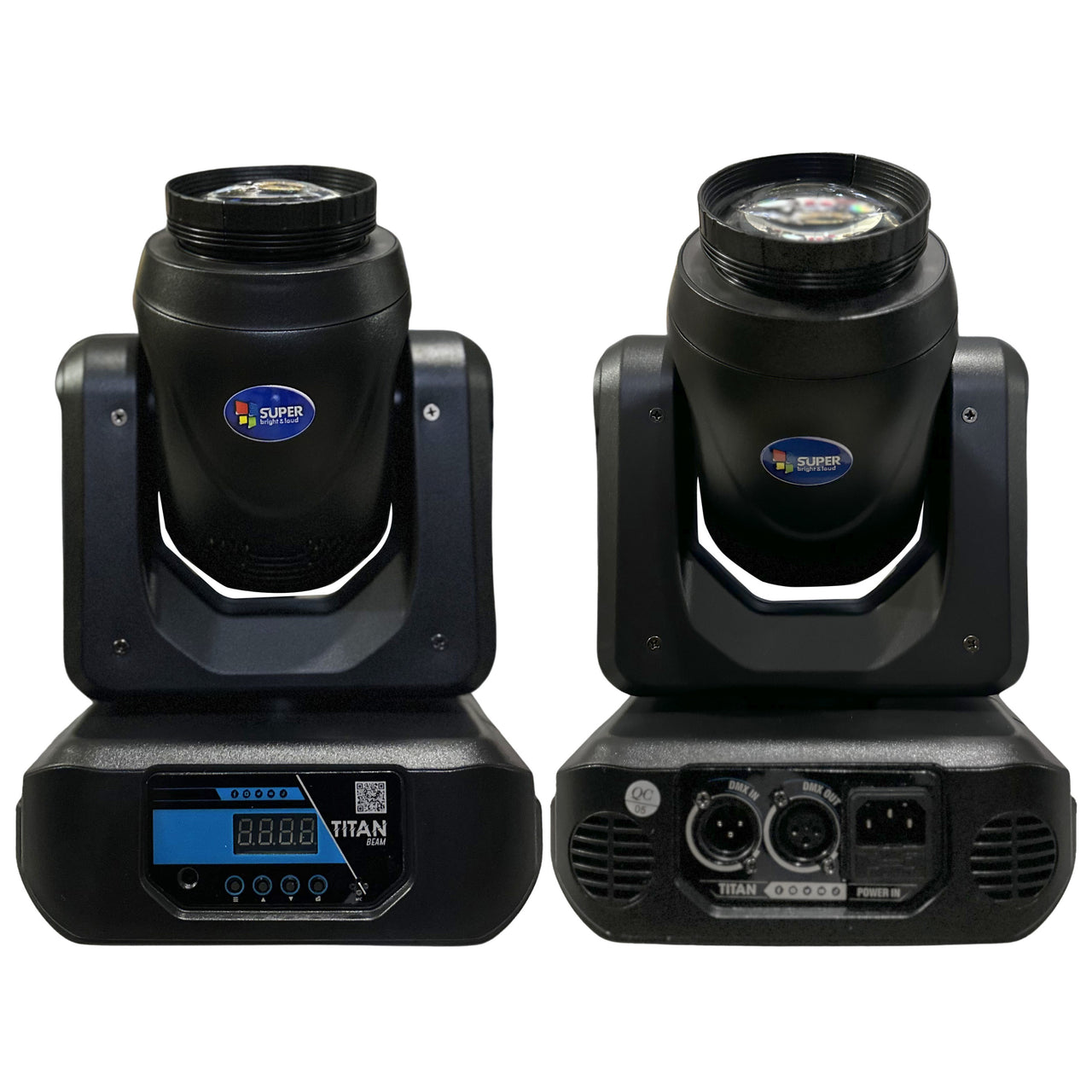 Cabeza Superbright Titan Beam Led Blanco 80w 5050 Rgb 3 En 1 Con Maletin 2 Piezas