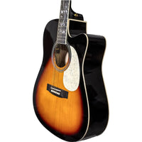 Thumbnail for Guitarra Electroacustica McCartney Bfg-4117c-fm-eq-3ts Texana Sombreada