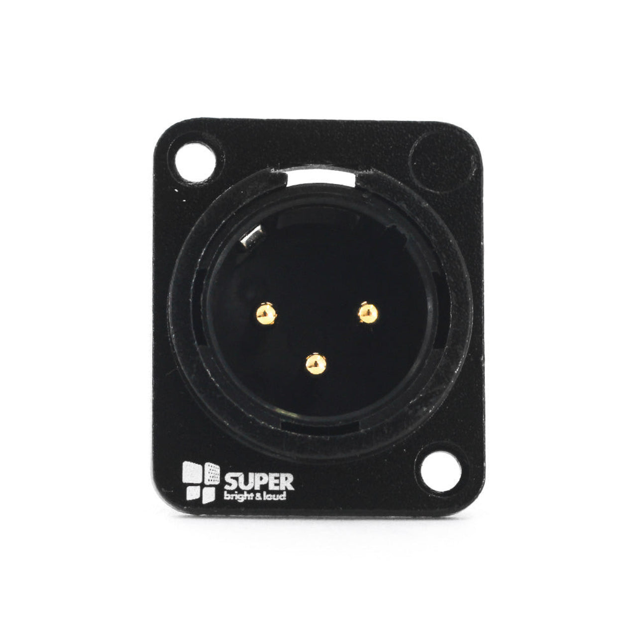 Conector Superbright J3f2c-b Chasis Canon Macho Negro