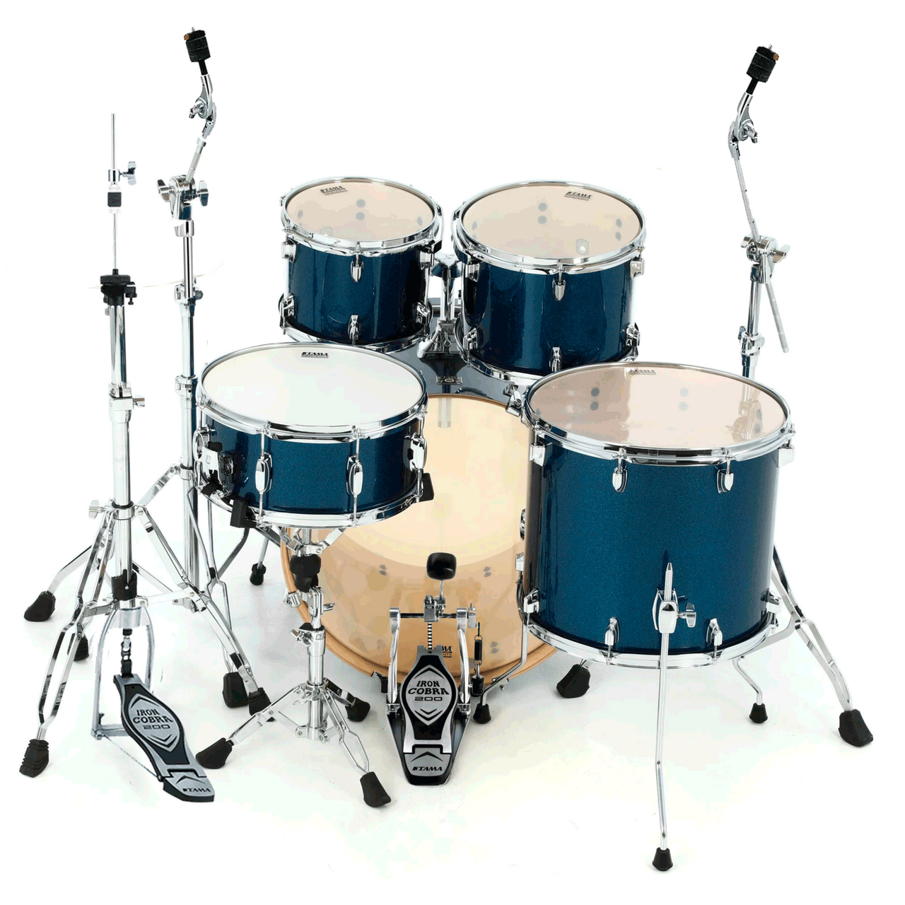 Bateria Tama Ck52krs-isp Superstar Classic Maple 5 Piezas Azul Brillante Con Atril