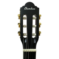 Thumbnail for Guitarra Electroacustica Bamboo Gc-39-bk-q-ar Negra Con Funda 39 Pulgadas