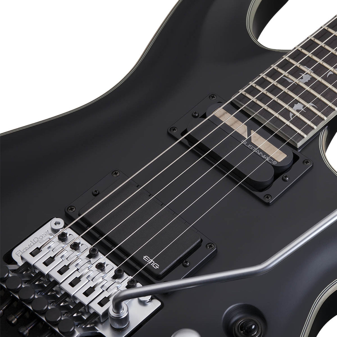 Guitarra Eléctrica Schecter Reaper-6 Fr S Elite Kor Deep Negro Satinado
