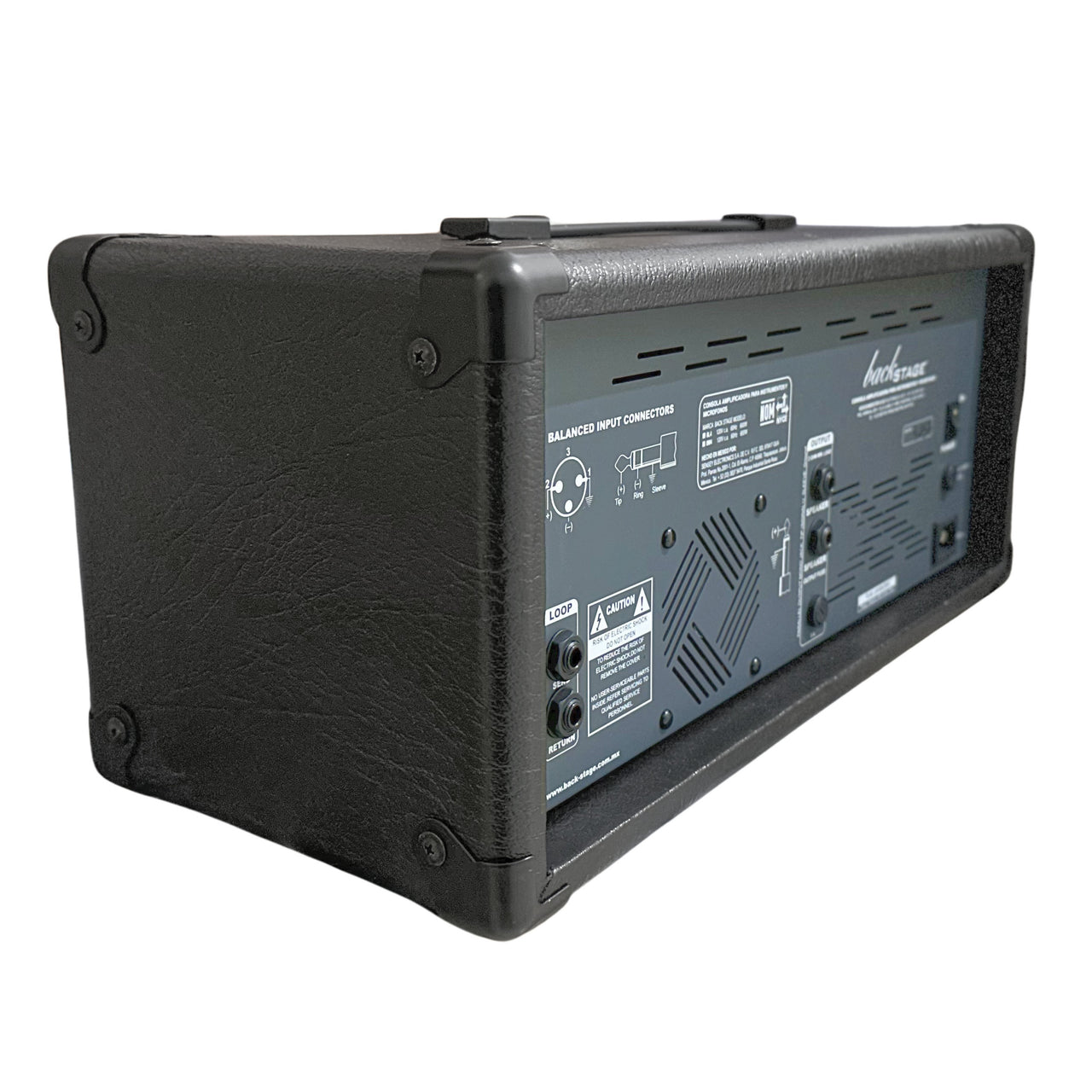 CONSOLA MEZCLADORA BACK STAGE P/MICROFONOS 8 CANALES 400W, 8M4 USB