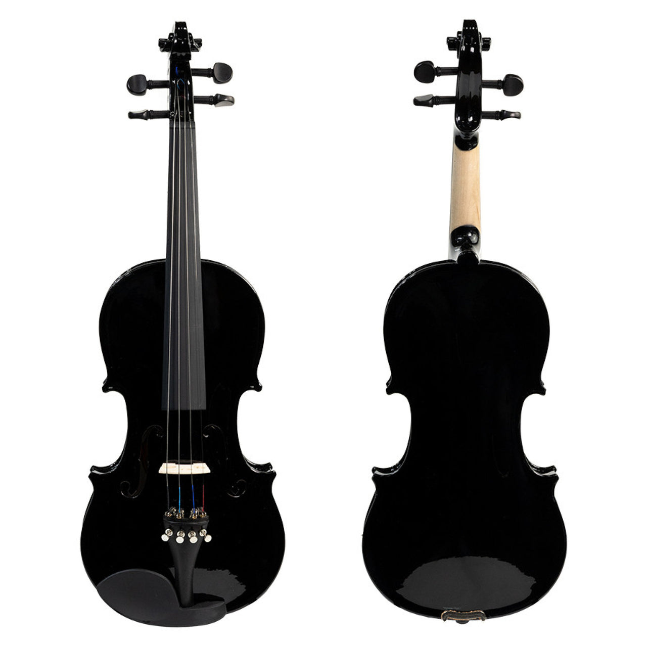 VIOLIN PEARL RIVER ESTUDIANTE  C/ARCO Y ESTUCHE 4/4 NEGRO, MV005BK
