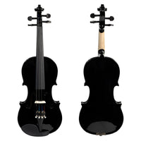 Thumbnail for VIOLIN PEARL RIVER ESTUDIANTE  C/ARCO Y ESTUCHE 4/4 NEGRO, MV005BK