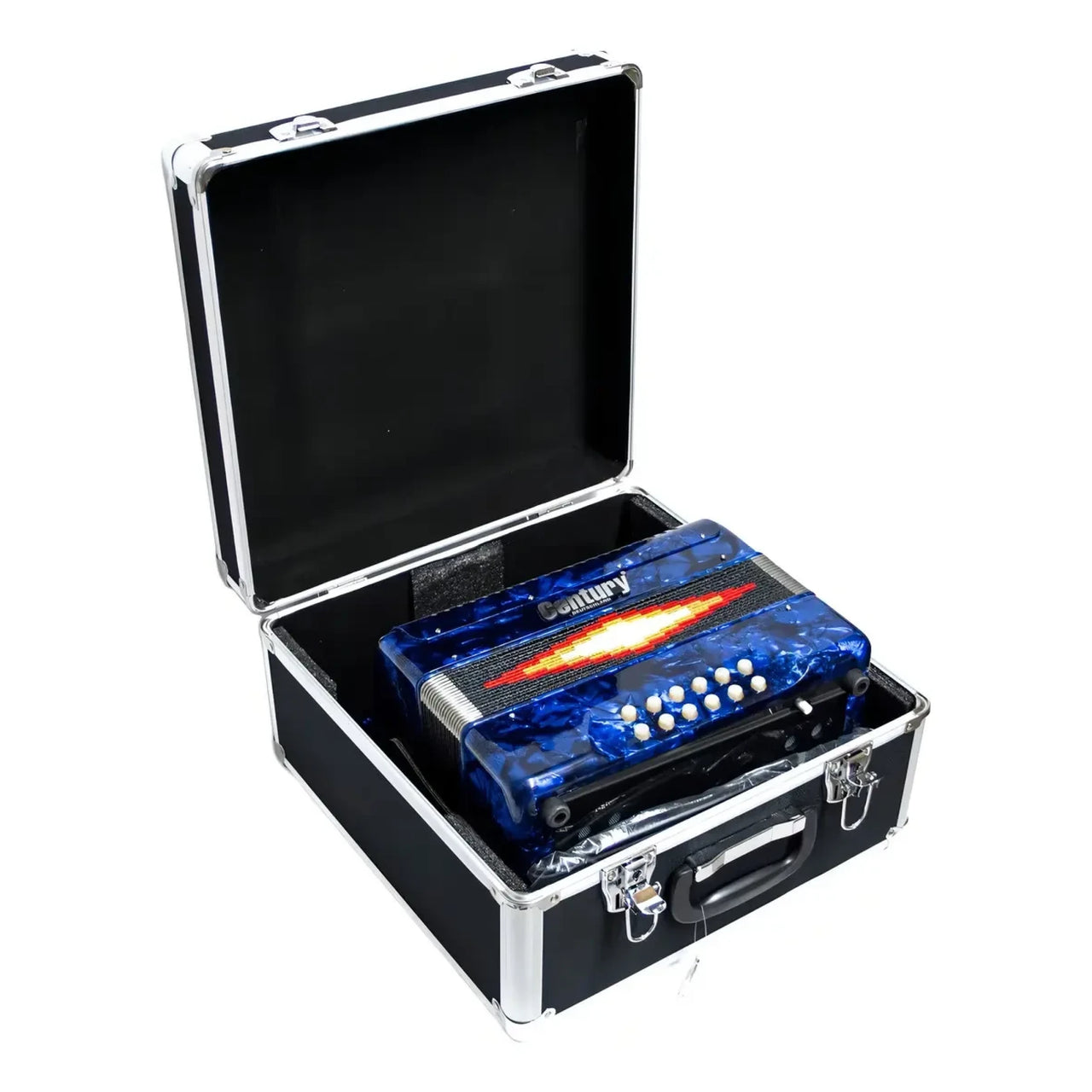 Acordeon Century C3012faa Tono Fa 31 Botones 12 Bajos Azul