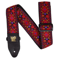 Thumbnail for Thaly Ernie Ball 5369 Para Guitarra Jacquard Crimson Royal Bloom
