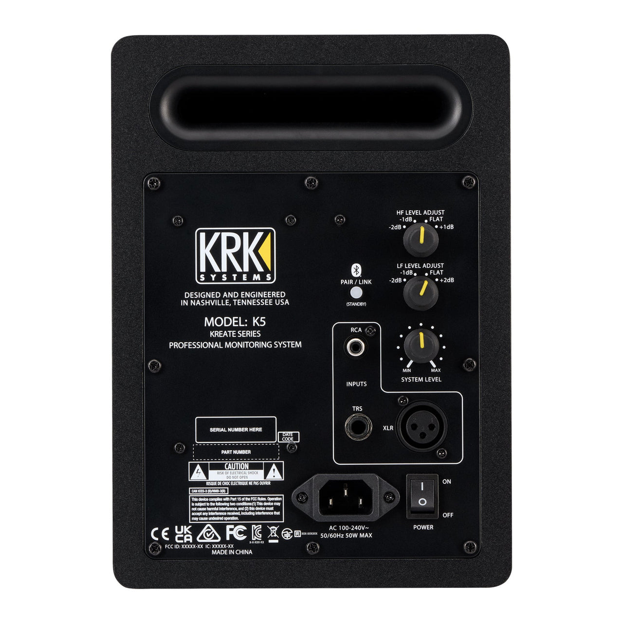 Monitor De Estudio Krk Kreate K5-na De Grabacion 5 Pulgadas