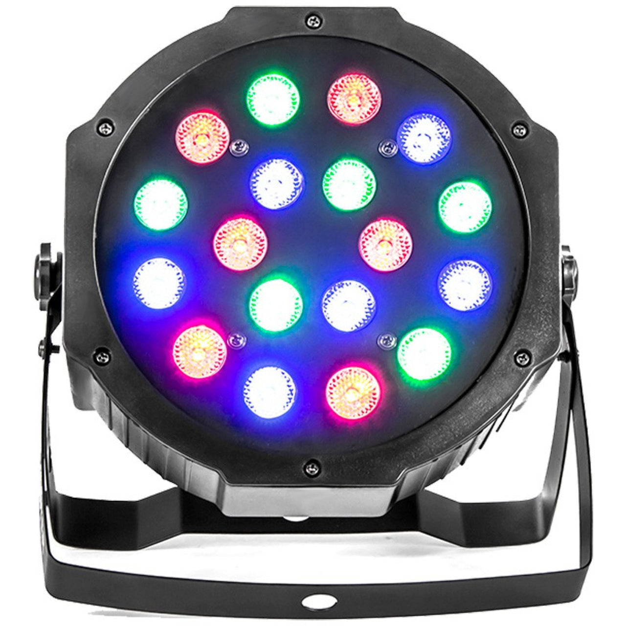 LUZ ALIEN PAR 18 LEDS DE 1W (18X1W) RGB, 55-458