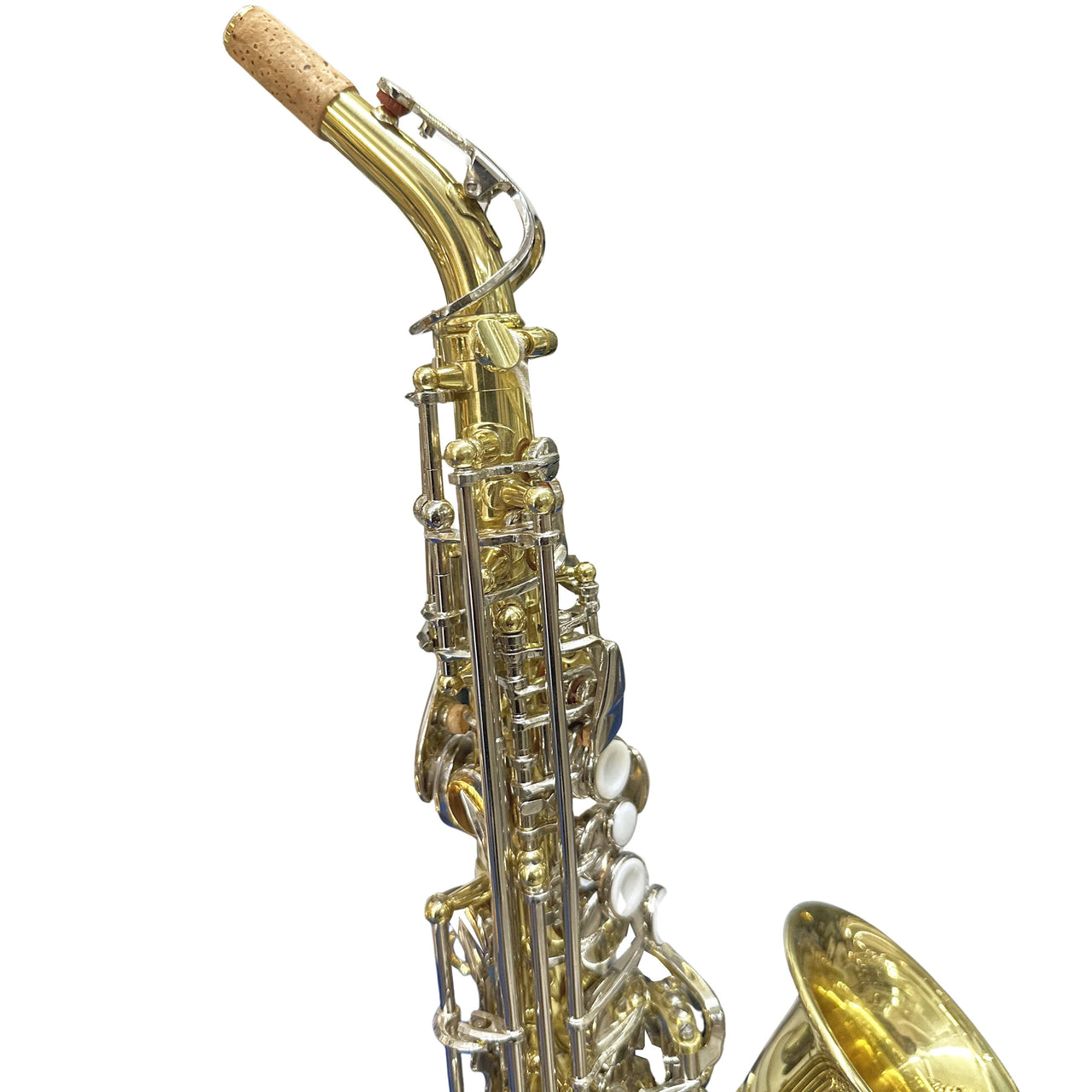 SAX SOPRANO CURVO SILVERTONE COMBINADO. SLSX002 (SSSC-310L/N)