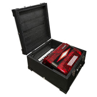 Thumbnail for Acordeon Farinelli 34 Teclas 48 Bajos 5 Reg. Rojo, 1307r