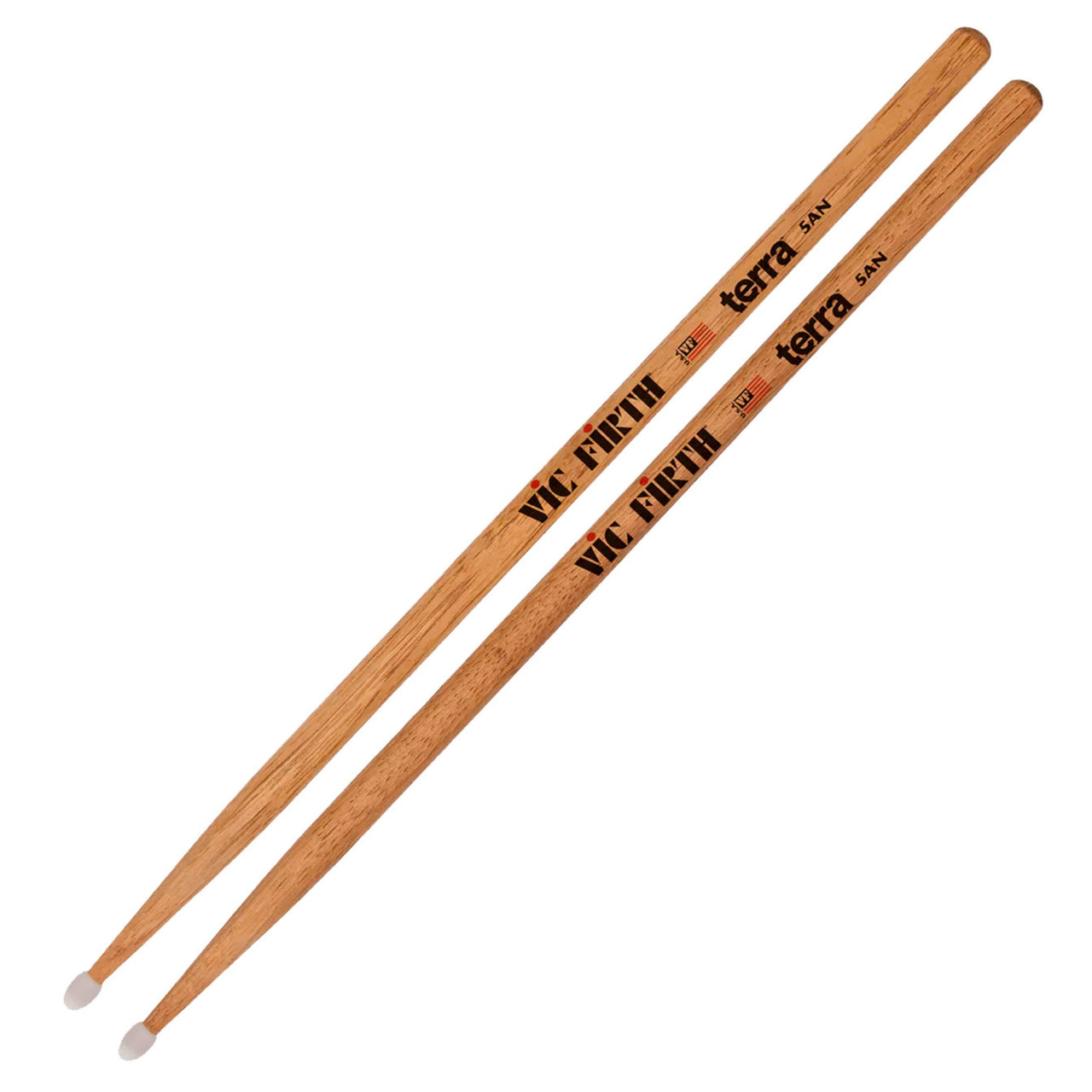 Baquetas Vic Firth 5atn Terra Con Punta Nylon