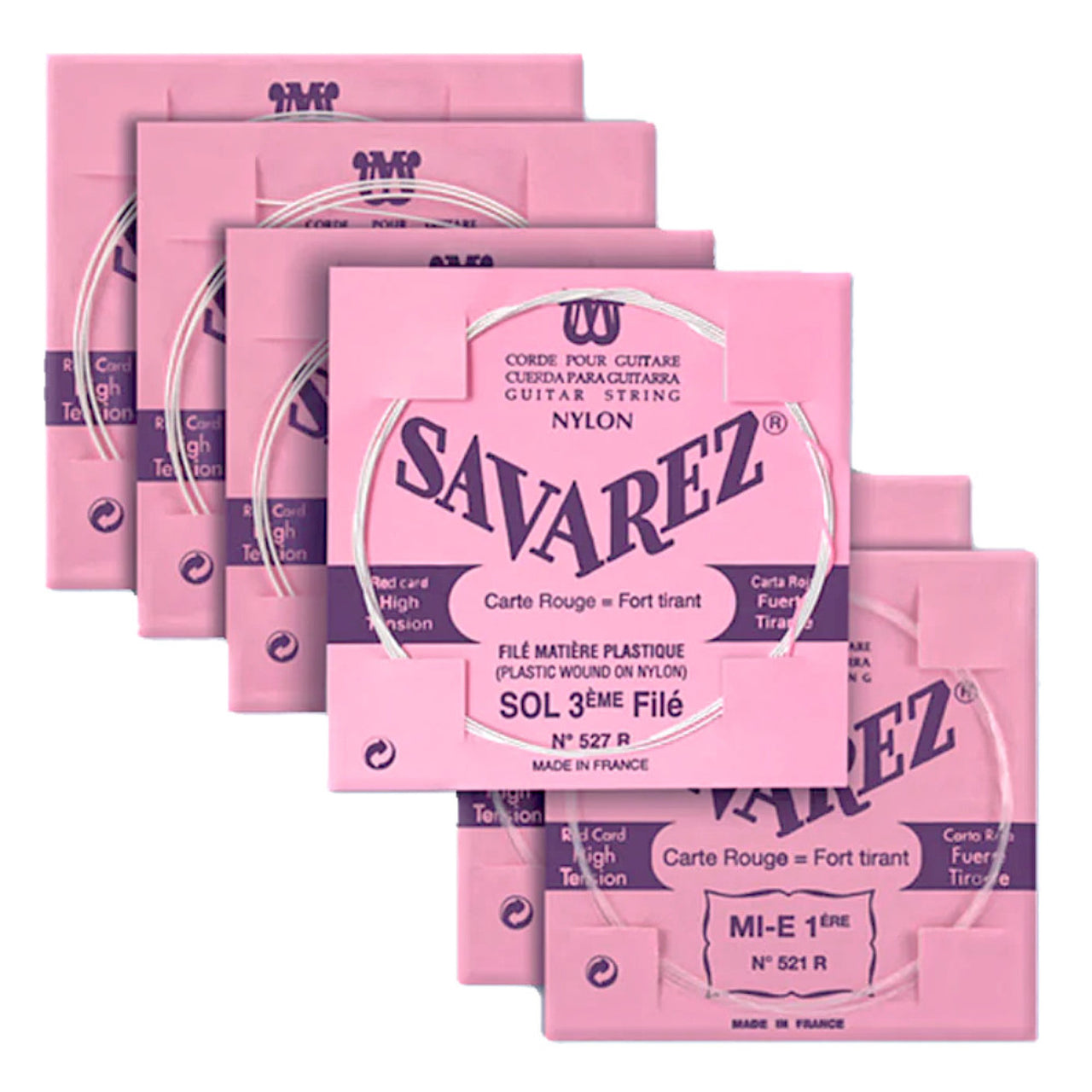 Encordadura Savarez P/guitarra Nylon Transp/e.plata, 520r