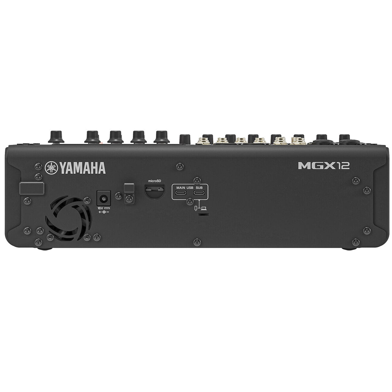 Mezcladora Yamaha Mgx12 Consola Digital De 12 Canales Negro