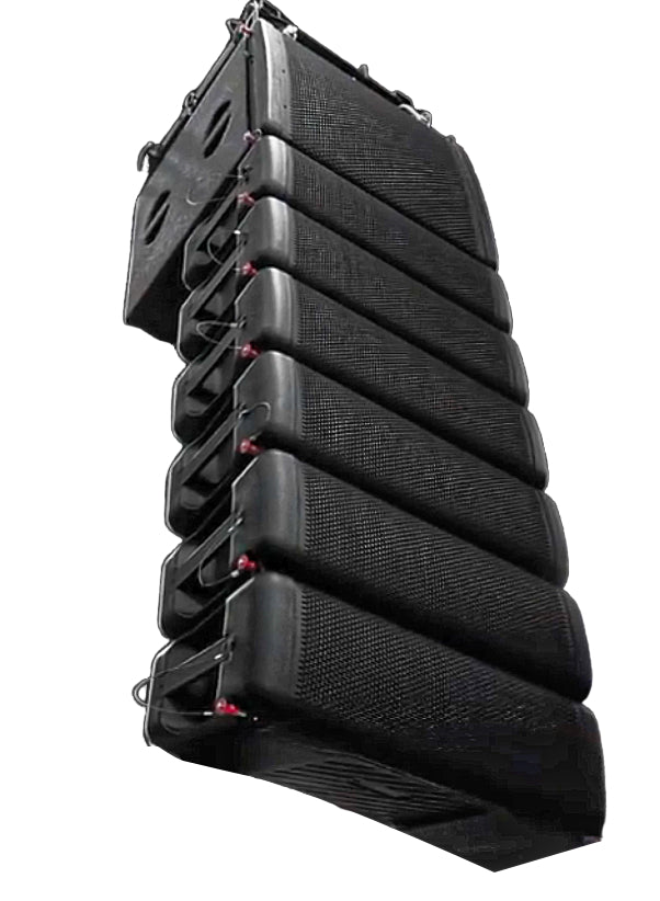 Sistema de Audio Arreglo Lineal Stage Pro 6 Medios + 1 Medio Grave 15 pulgadas + 2 Subwoofer Doble De 18 Pulgadas