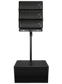 Thumbnail for Sistema De Audio Arreglo Lineal Stage Pro 3 Medios + 1 Subwoofer Doble De 18 Pulgadas