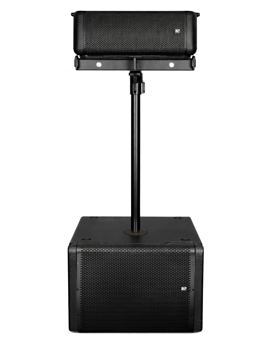 Sistema De Audio Arreglo Lineal Stage Pro 1 Medio + 1 Medio Grave 15 Pulgadas