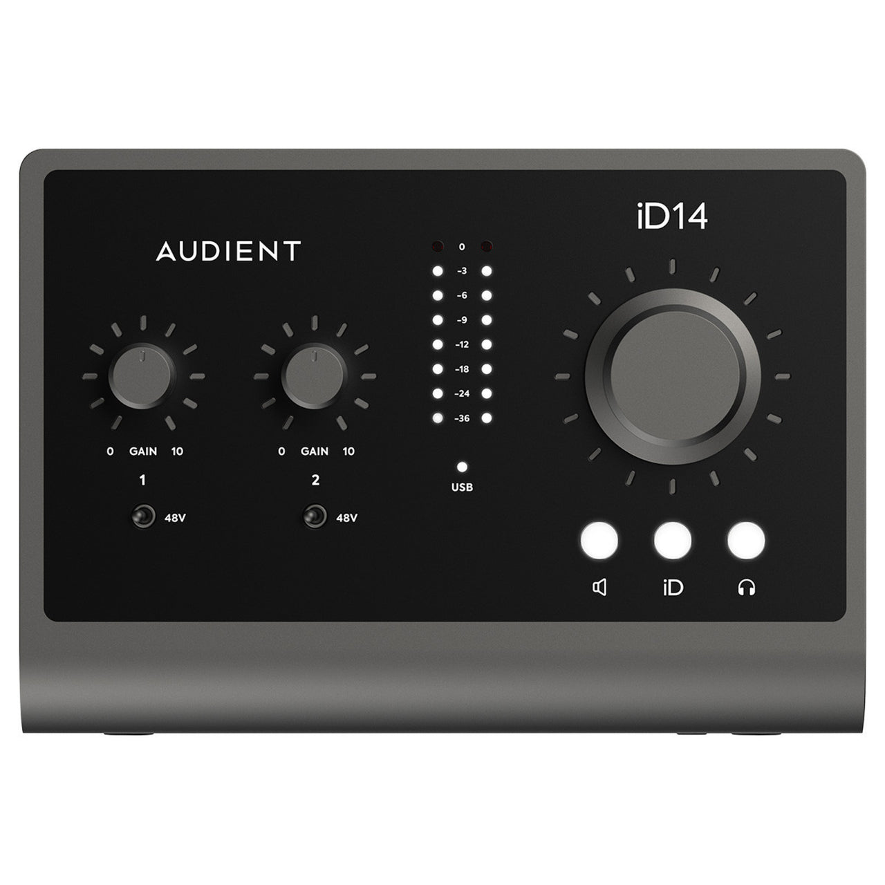 Interfaz Audient Mkii USB Id14 alimentación True Phantom