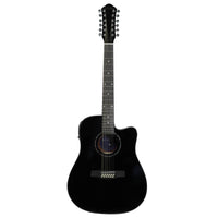 Thumbnail for Guitarra Electroacustica La Sevillana Tx-1200ceq Blk Texana 12 Cuerdas