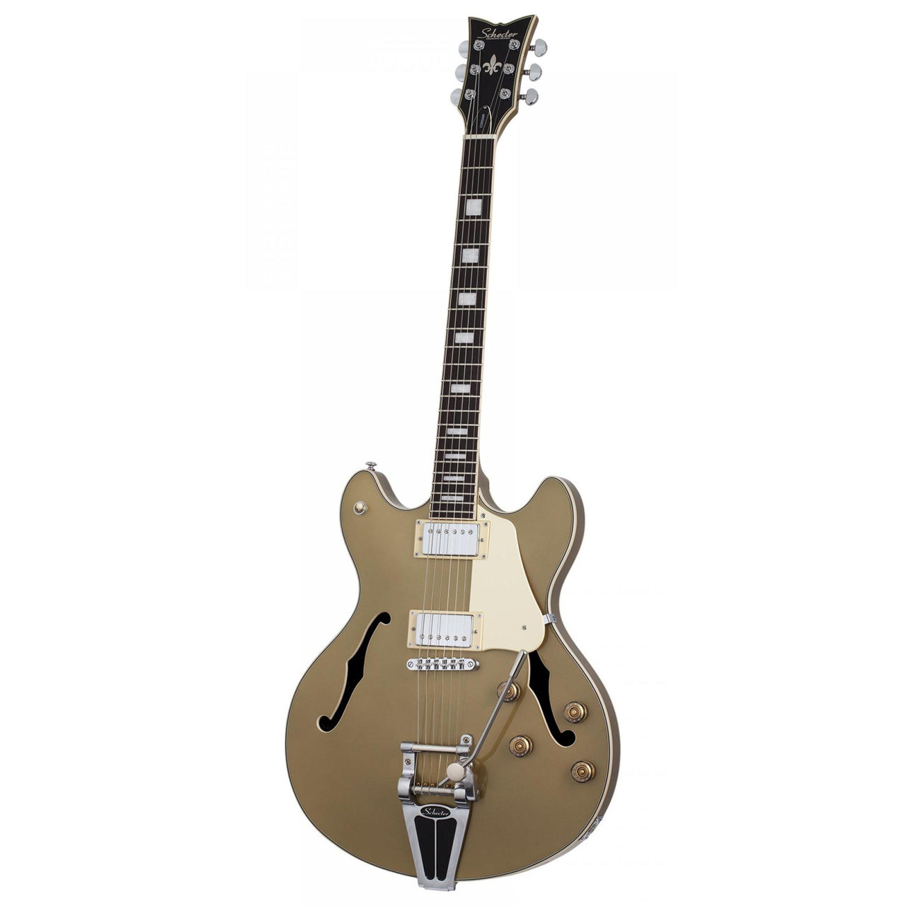 Guitarra Electrica Schecter Corsair Gold Top Semi Solida