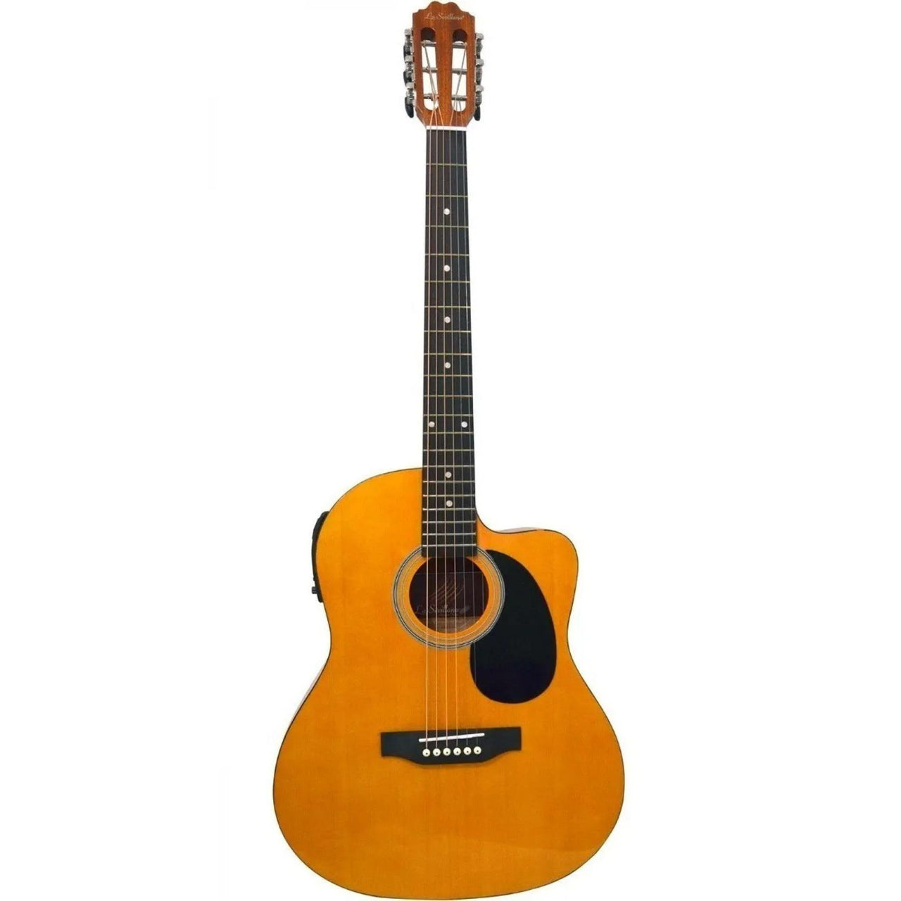 Guitarra La Sevillana Ul-5ceqs Electroacustica Cuerdas De Acero