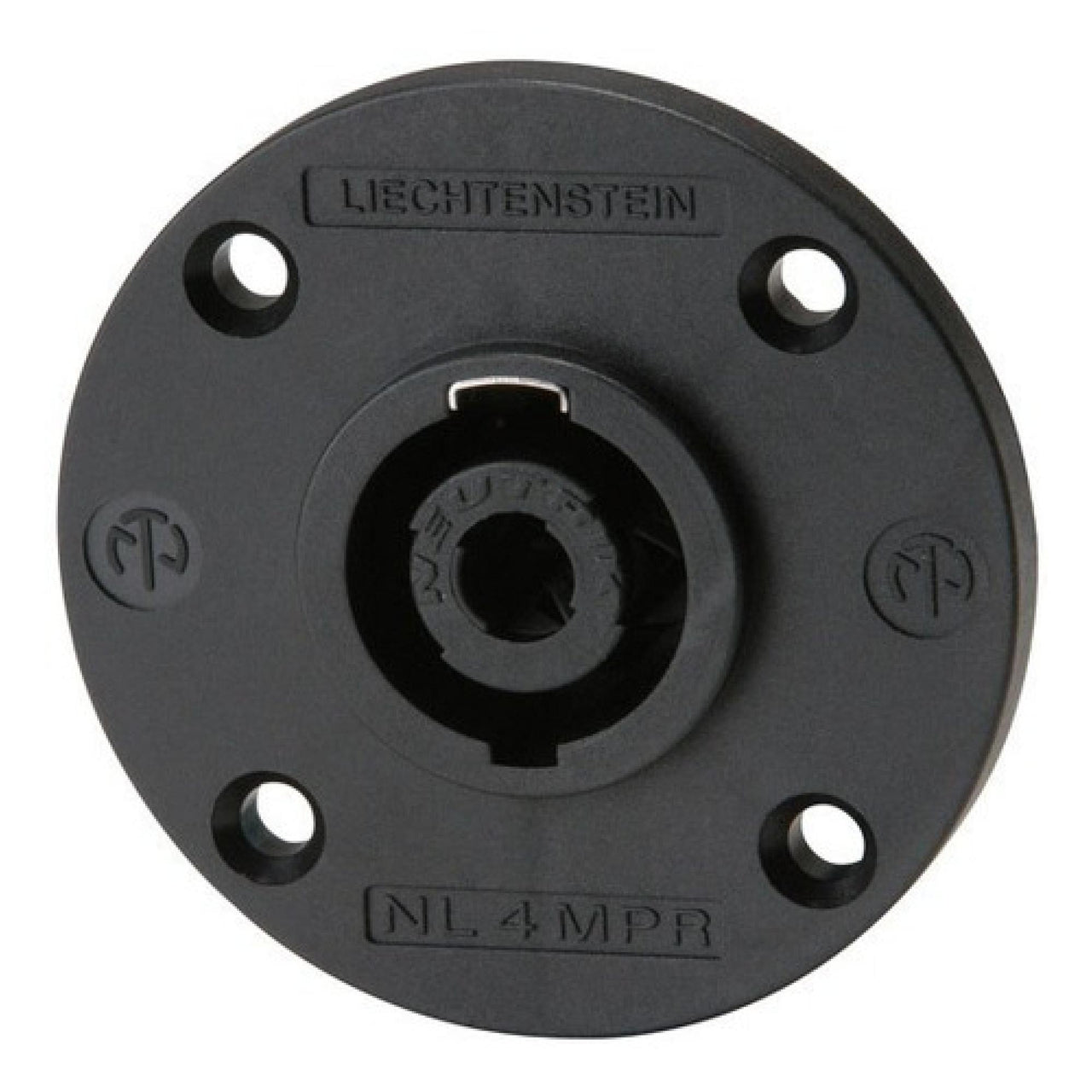 Conector Neutrik Speakon 4 Polos Macho P/chasis Redondo, Nl4mpr