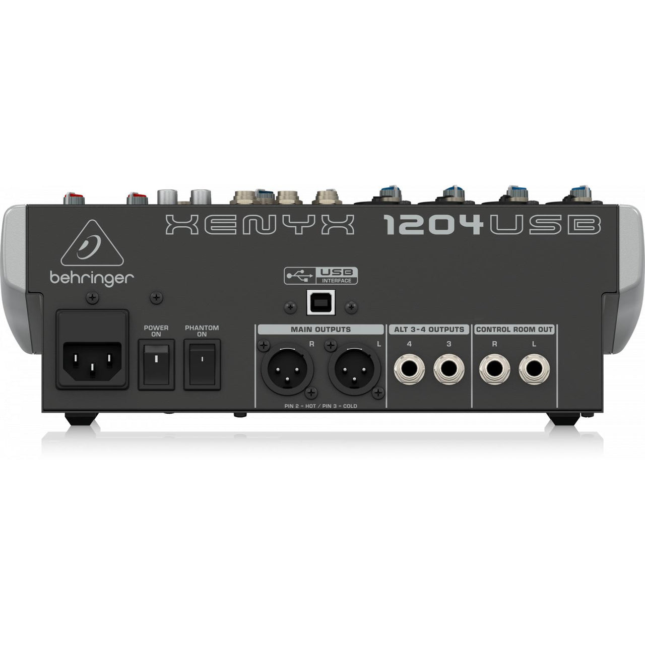 Mezcladora Behringer 12 Canales 4 Xlr 2 Aux, Xenyx1204usb