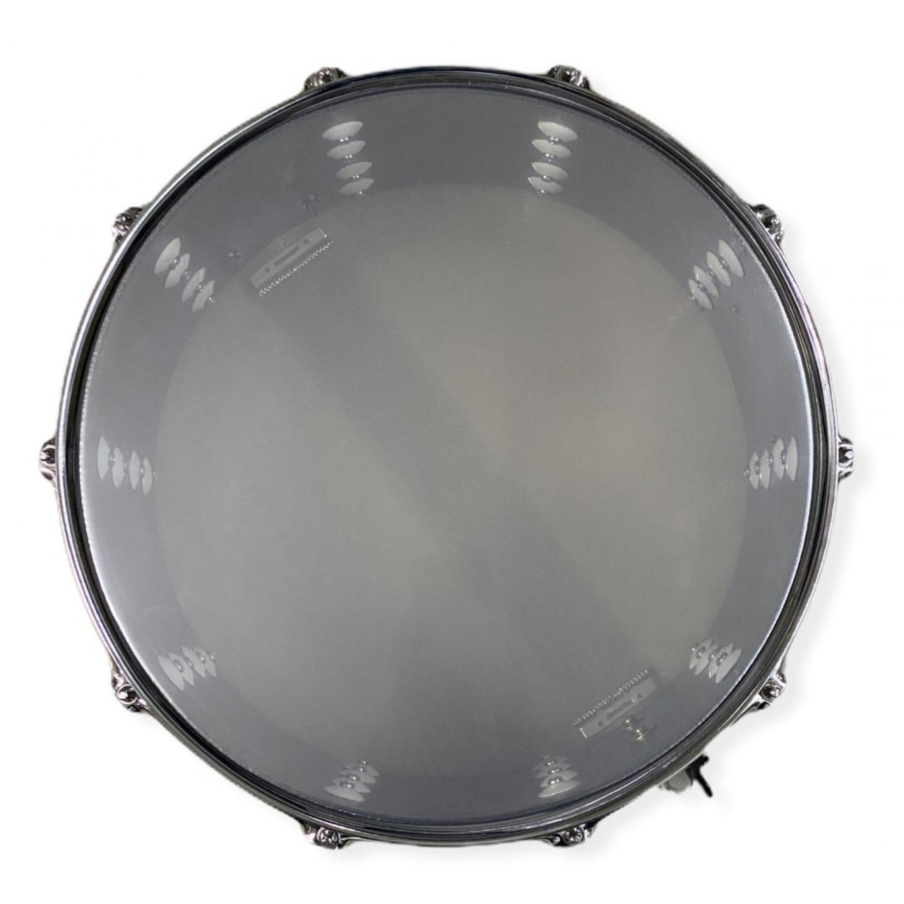 Tarola Herch 14x6 1/2 pulgadas Gris Grabado Notas