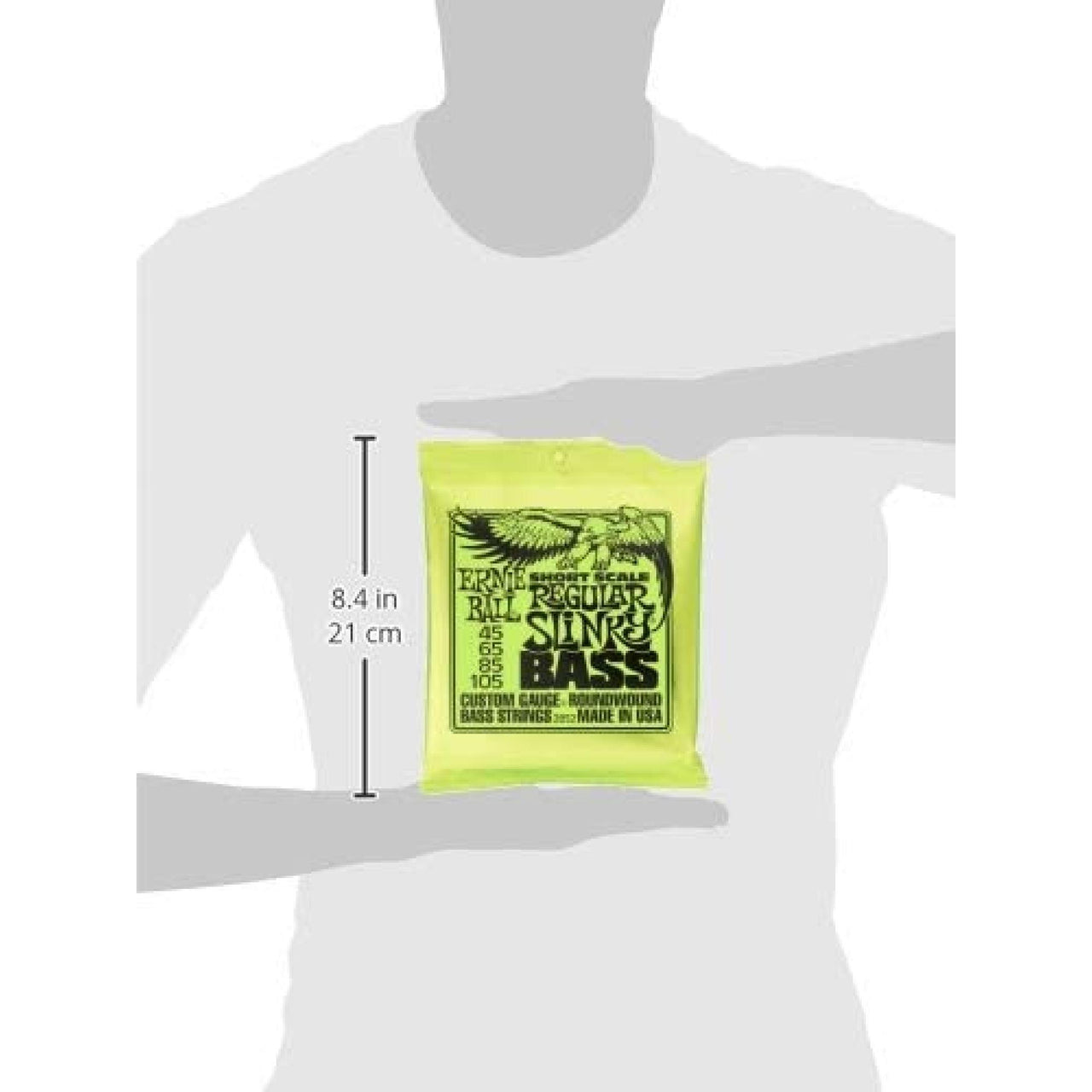 Encordadura Ernieball P/bajo Elect. Regular Slinky Escala Corta, 2852