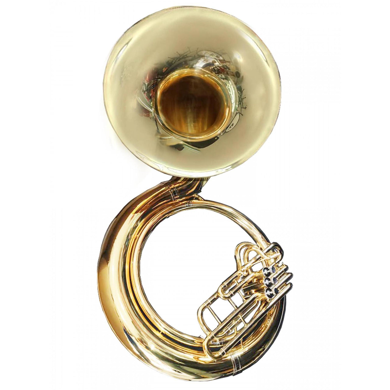 Sousafon O Tuba Silvertone Dorada High Grade 26# Tipo King, Slss007