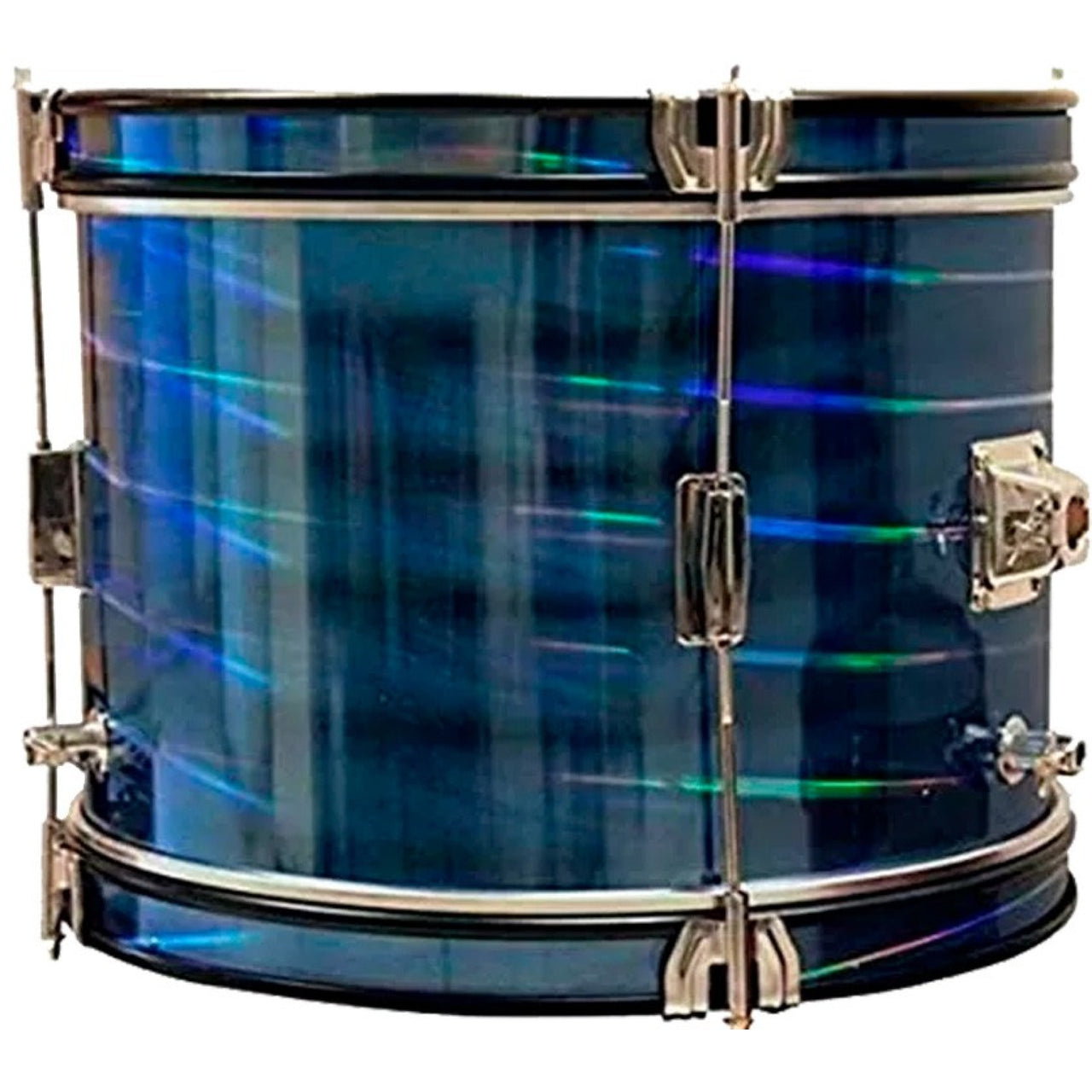 Bateria Extreme Exbt073 Profesional Azul 3d 5 Piezas Aro Cromo