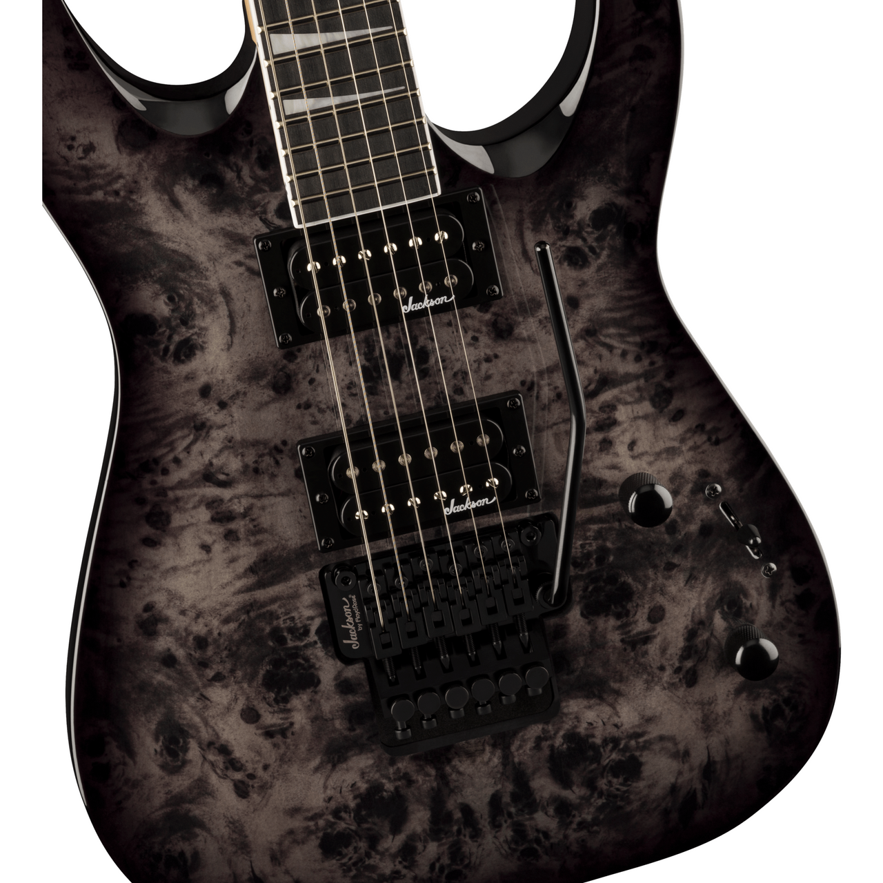 Guitarra Electrica Jackson S Series Dinky JS32 DKAP Transparent Black 2918824585