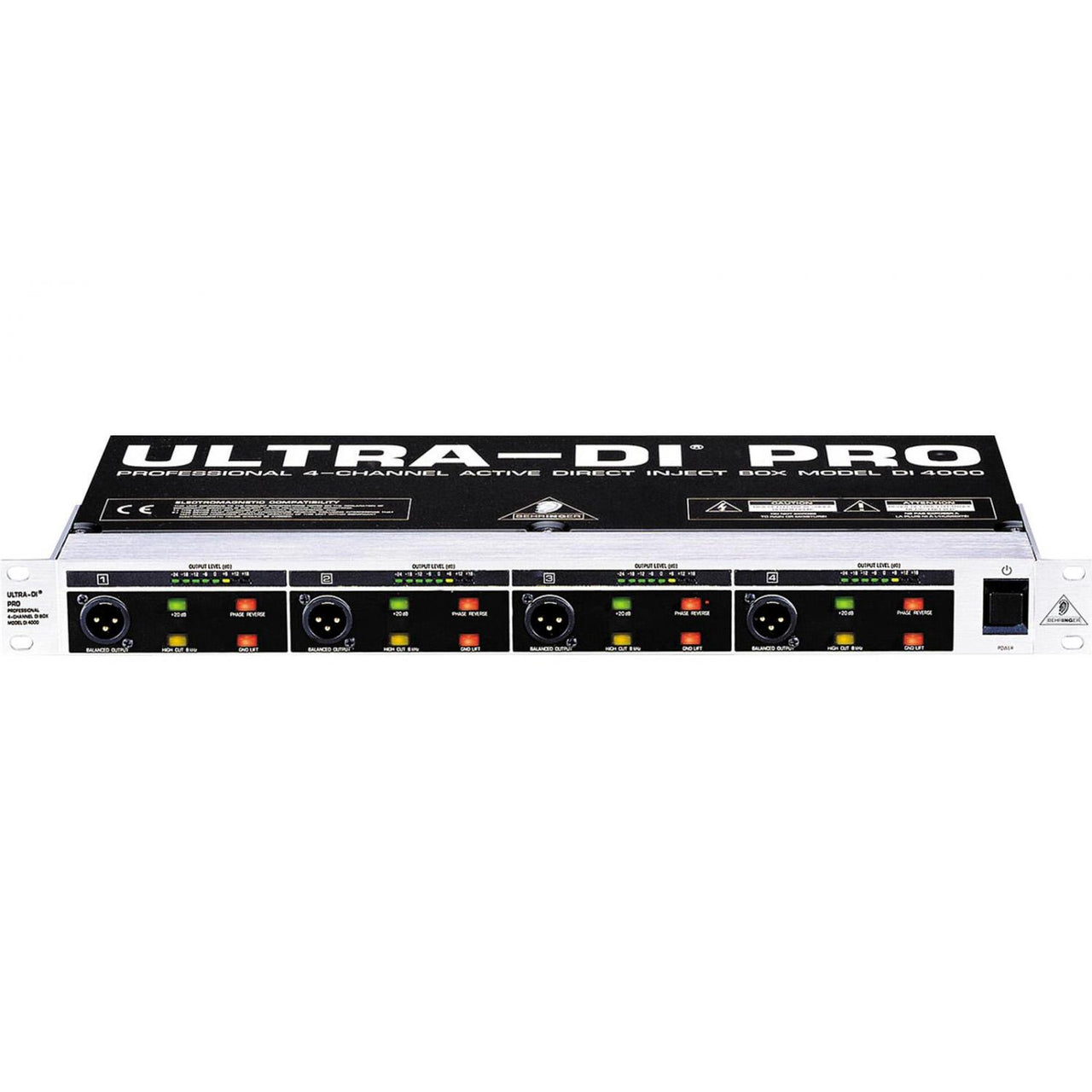 Caja Directa Behringer Activa De 4 Canales Di4000