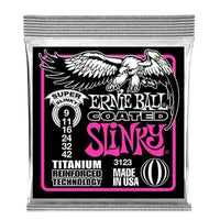 Thumbnail for Encordadura Ernie Ball 3123 Coated Slinky Para Guitarra Electrica