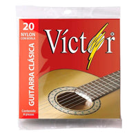 Thumbnail for Encordadura Victor Para Guitarra Nylon Negro Con Borla, 20