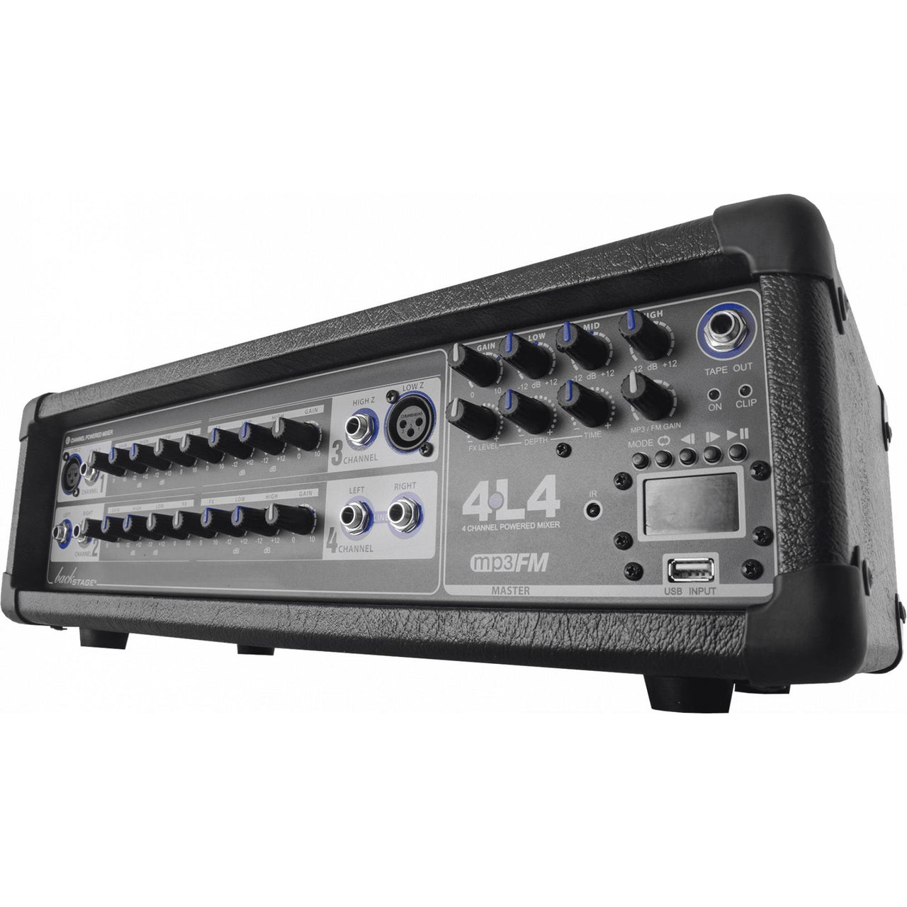 Consola Back-stage 4l4 Usb Para Lineas Y Microfono 4 Canales