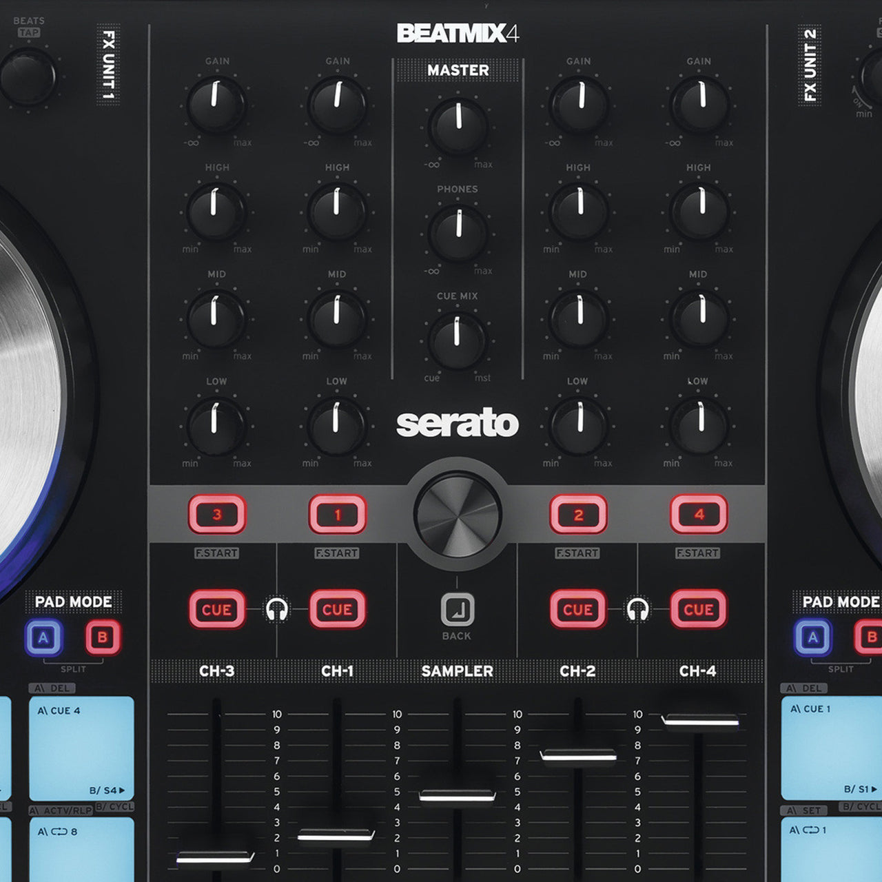 Controlador Reloop Beatmix 4 Mk2 DJ Serato, plug and play